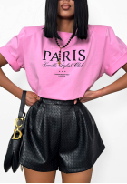 Tričko z nadrukiem La Milla Paris Biela