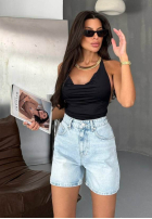 džínosové Kraťasy  Valerias svetlomodré