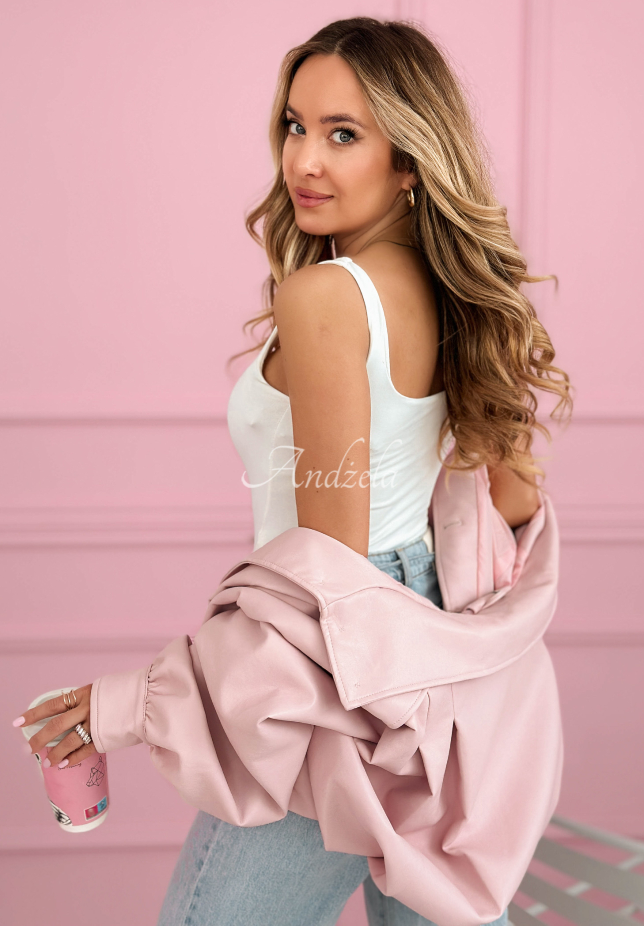 Top na ramienka Solaria ecru