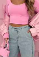 Nohavice džínosové joggery Beatricia svetlomodré