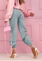 Nohavice džínosové joggery Beatricia svetlomodré