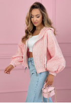 Żakardowa Bunda bomberka Madelyn žltá