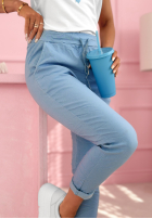 látkové Nohavice Archie béžové