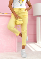 látkové Nohavice Archie béžové