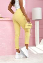 látkové Nohavice Archie béžové