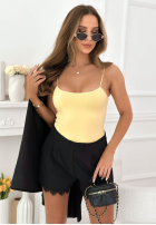 Top na ramiączkach Adelle čierne