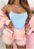 Top na ramiączkach Adelle čierne