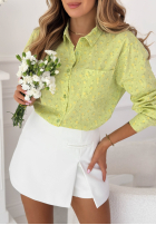 Bawełniana Košeľa w kwiaty Marbella žltá