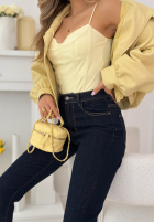 Nohavice džínosové Sounds Familiar tmavomodré