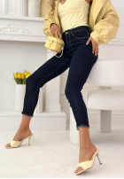 Nohavice džínosové Sounds Familiar tmavomodré