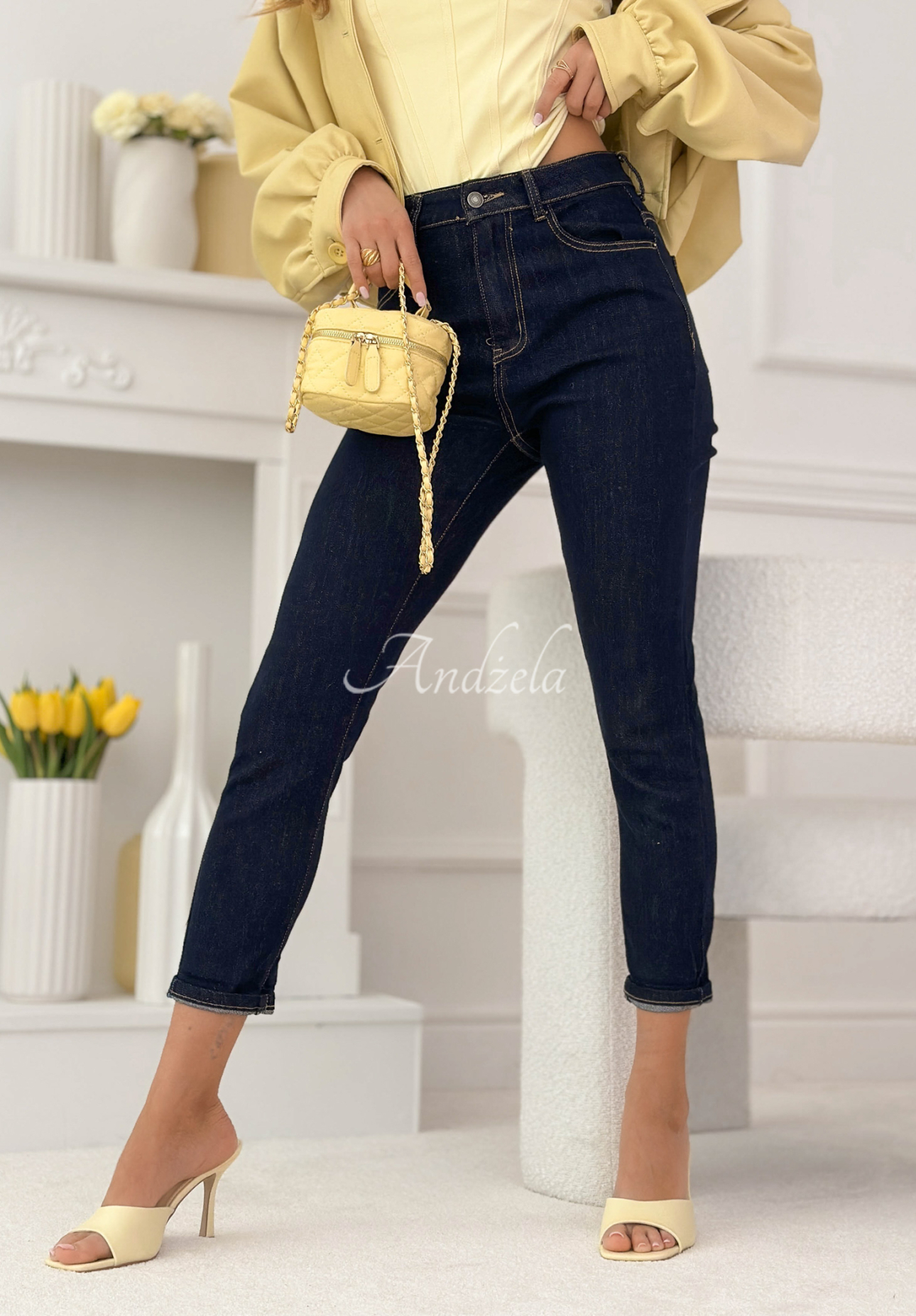 Džínsy Sounds Familiar tmavomodré