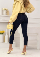 Nohavice džínosové Sounds Familiar tmavomodré