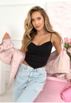 Gorsetowy top z dekoltem Mabel žltá