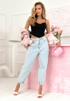 Gorsetowy top z dekoltem Mabel žltá