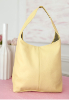 Skórzana Kabelka Justice žltá