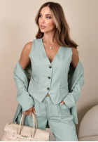 Krátka elegancka Vesta ružová