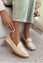 semiošové mokasyny Spirit Rebirth béžové