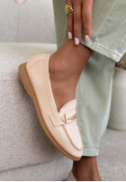 semiošové mokasyny Spirit Rebirth béžové