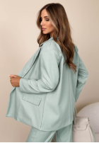 Elegancka Sako z kołnierzem Cordelia ružová