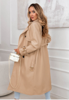 Dlhý Kabát z paskiem Changing Of Seasons béžový