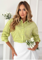 Bawełniana Košeľa w kwiaty Marbella žltá