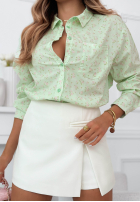 Bawełniana Košeľa w kwiaty Marbella žltá