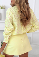 Bawełniana Košeľa w kwiaty Marbella žltá