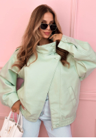 Skórzana Bunda bomberka Messy žltá