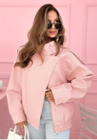 Skórzana Bunda bomberka Messy žltá