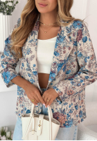 Żakardowa Sako w kwiaty Catarina ružová