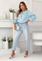 Košeľa z ozdobnym kołnierzem Martha žltá