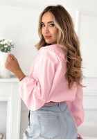 Košeľa z ozdobnym kołnierzem Martha žltá