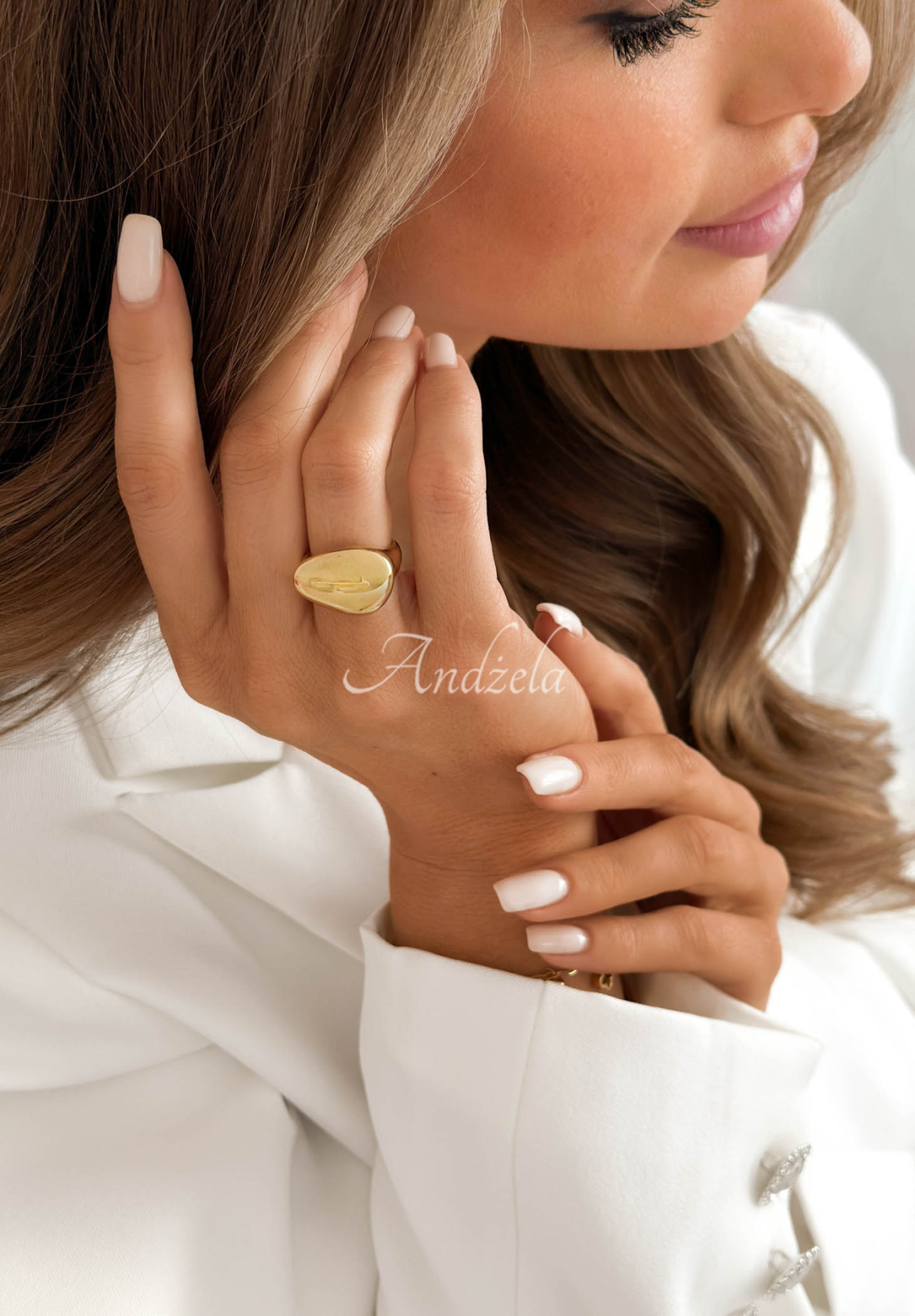 Prsteň Soft Gold zlatý