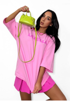 Tričko oversize La Milla Sophia ružový