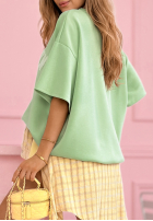 Tričko z napisem Brooklyn Mood žltá