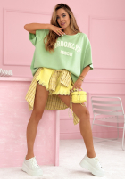 Tričko z napisem Brooklyn Mood žltá