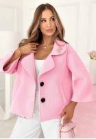 Krótki Kabát z kołnierzem Maristella žltá