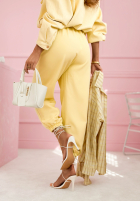 Nohavice ze ściągaczami If You Want ružové