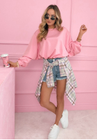 Mikina ze ściągaczem masełko Lorraine žltá