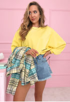 Mikina ze ściągaczem masełko Lorraine žltá