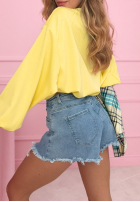 Mikina ze ściągaczem masełko Lorraine žltá