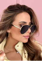 Okuliare przeciwsłoneczne City Shades zlato-hnedé