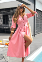 Šaty maxi Watching The Sunrise béžová