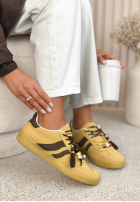 semiošové sneakersy Chris žlté
