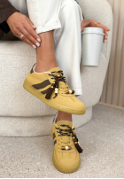 semiošové sneakersy Chris žlté