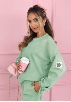 Wiskozowy Tepláková súprava masełko Peyton pistaciový