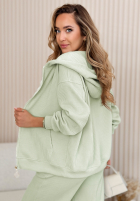 Prążkowana Nohavice Marcy mentolové