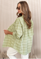 Košeľa w kratę Nadia béžová