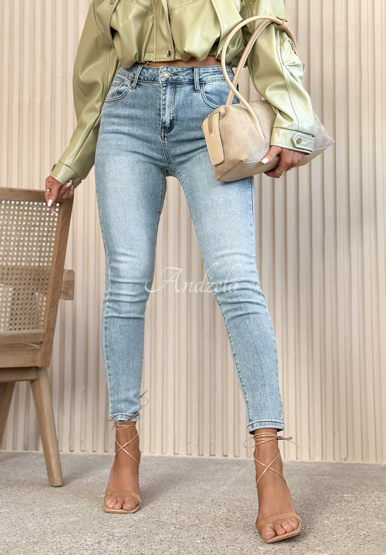 Džínsy skinny To Get Started svetlomodré