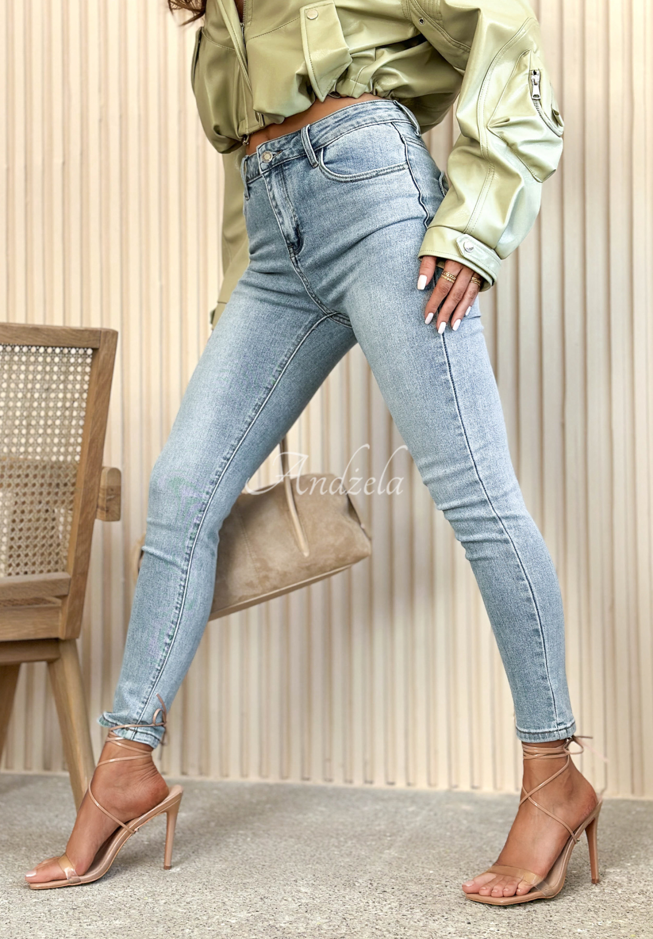 Džínsy skinny To Get Started svetlomodré